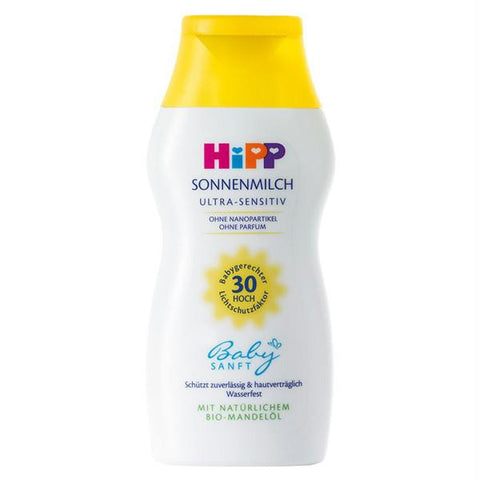 Hipp ultra sensitive sunscreen lotion - Sun Protection Factor 30