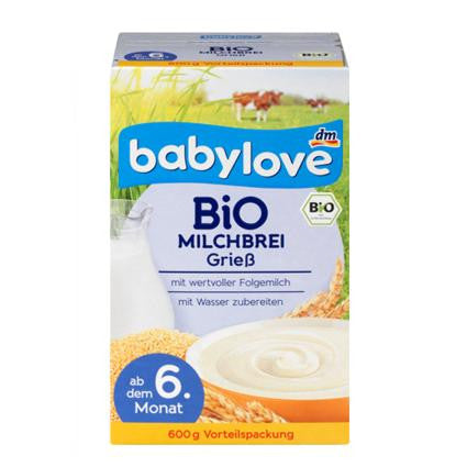 BABYLOVE BIO ORGANIC  Milk Semolina