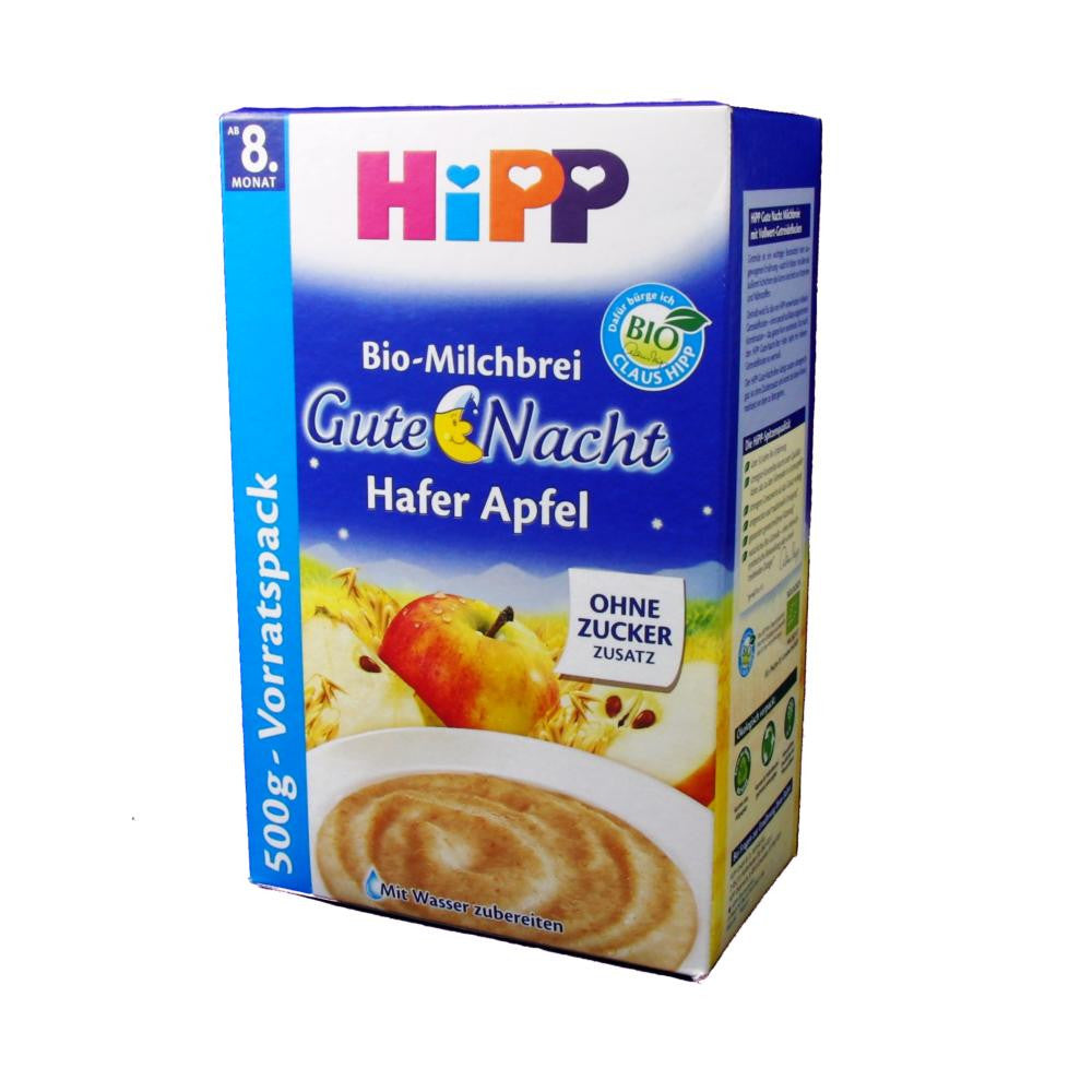 HIPP ORGANIC  GOOD NIGHT  APPLE OATS -SEMI SOLID FOOD MASH without added sugar  10.00% Off Auto renew