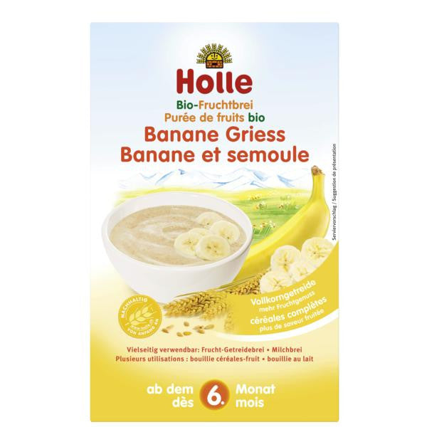 Holle Organic Fruit Porridge with Banana and Semolina  15.00% Off Auto renew