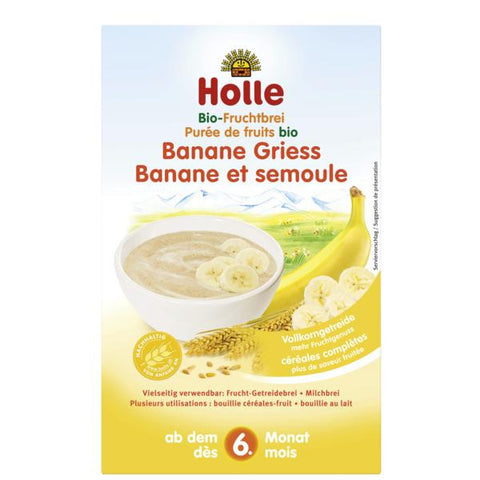 Holle Organic Fruit Porridge with Banana and Semolina  15.00% Off Auto renew